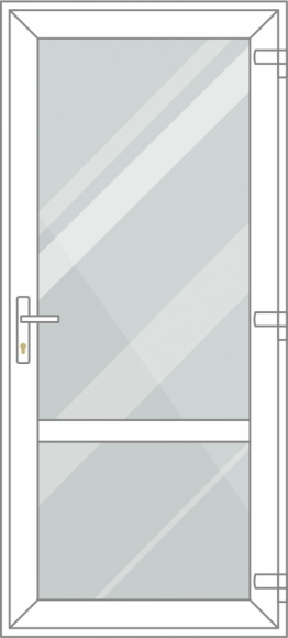Ieejas PVC durvis