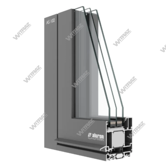 ALUMINUM ENTRANCE DOORS - ALURON AS 100