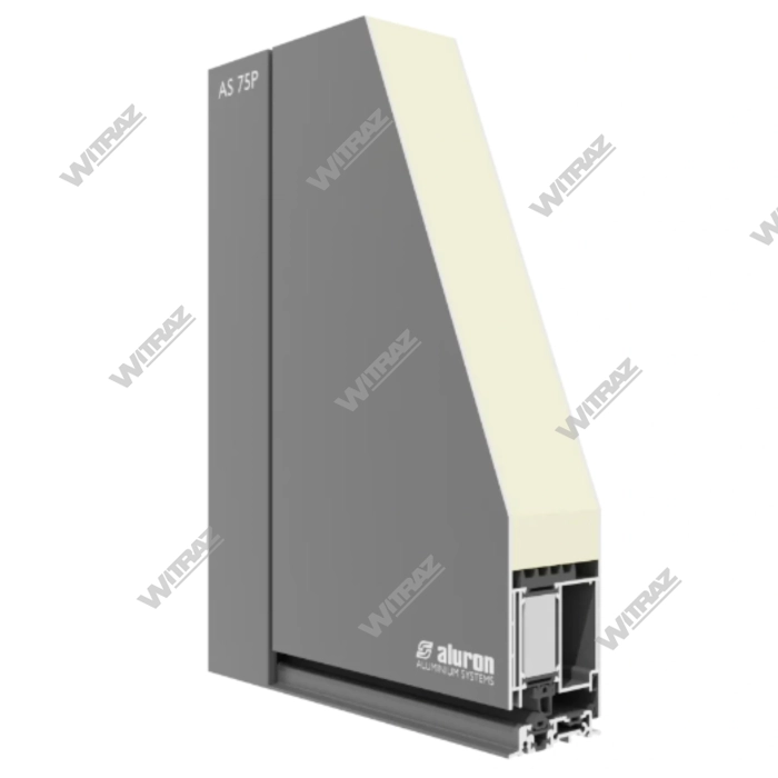 ALUMINUM ENTRANCE DOORS - ALURON AS 75P panel doors