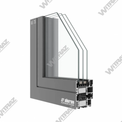  Alumīnija logi - ALURON AS 75 window