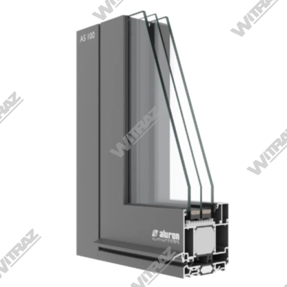  ALUMĪNIJA ĀRDURVIS - ALURON AS 100