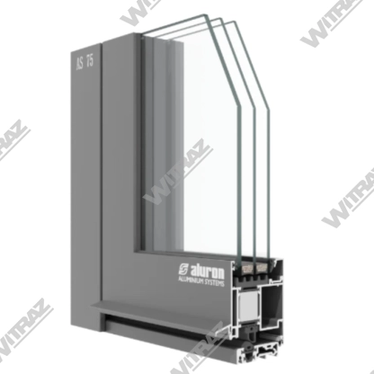  ALUMĪNIJA ĀRDURVIS - ALURON AS 75