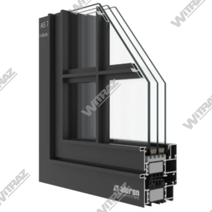  ALUMĪNIJA ĀRDURVIS - ALURON AS 75 Industrial