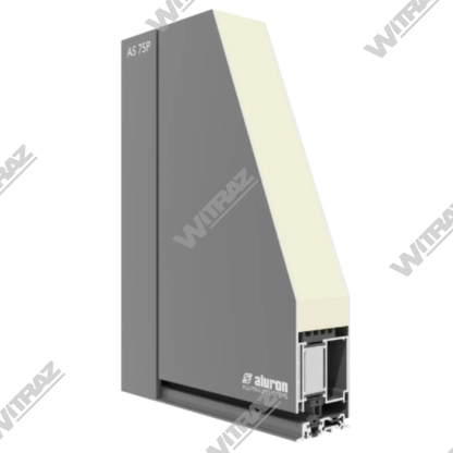  ALUMĪNIJA ĀRDURVIS - ALURON AS 75P panel doors