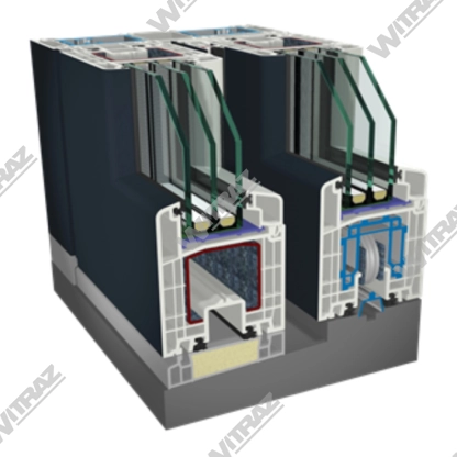  BĪDĀMĀS DURVIS HST / PATIO - GEALAN S 9000 HST (Lift-Slide)