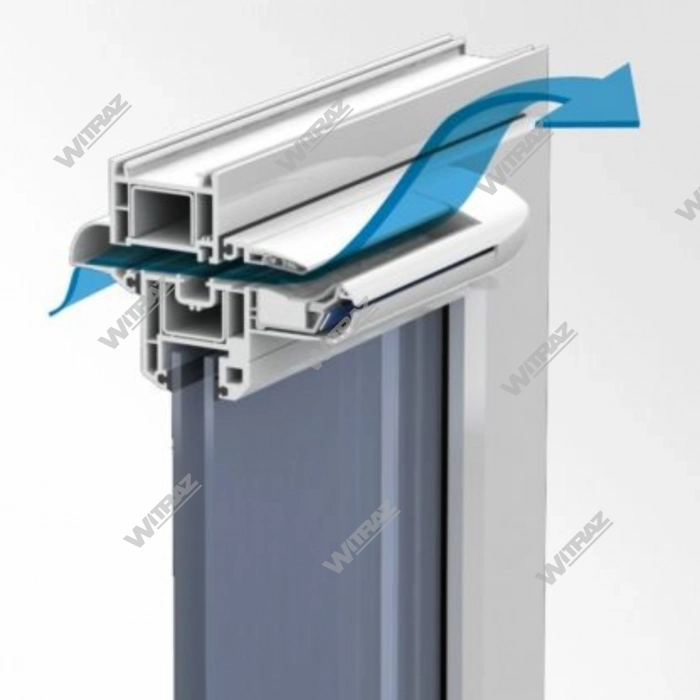 Plastic (uPVC) windows - Ventilation system AERECO